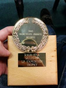 RSGB IOTA Multi-Op LP Expedition Trophy